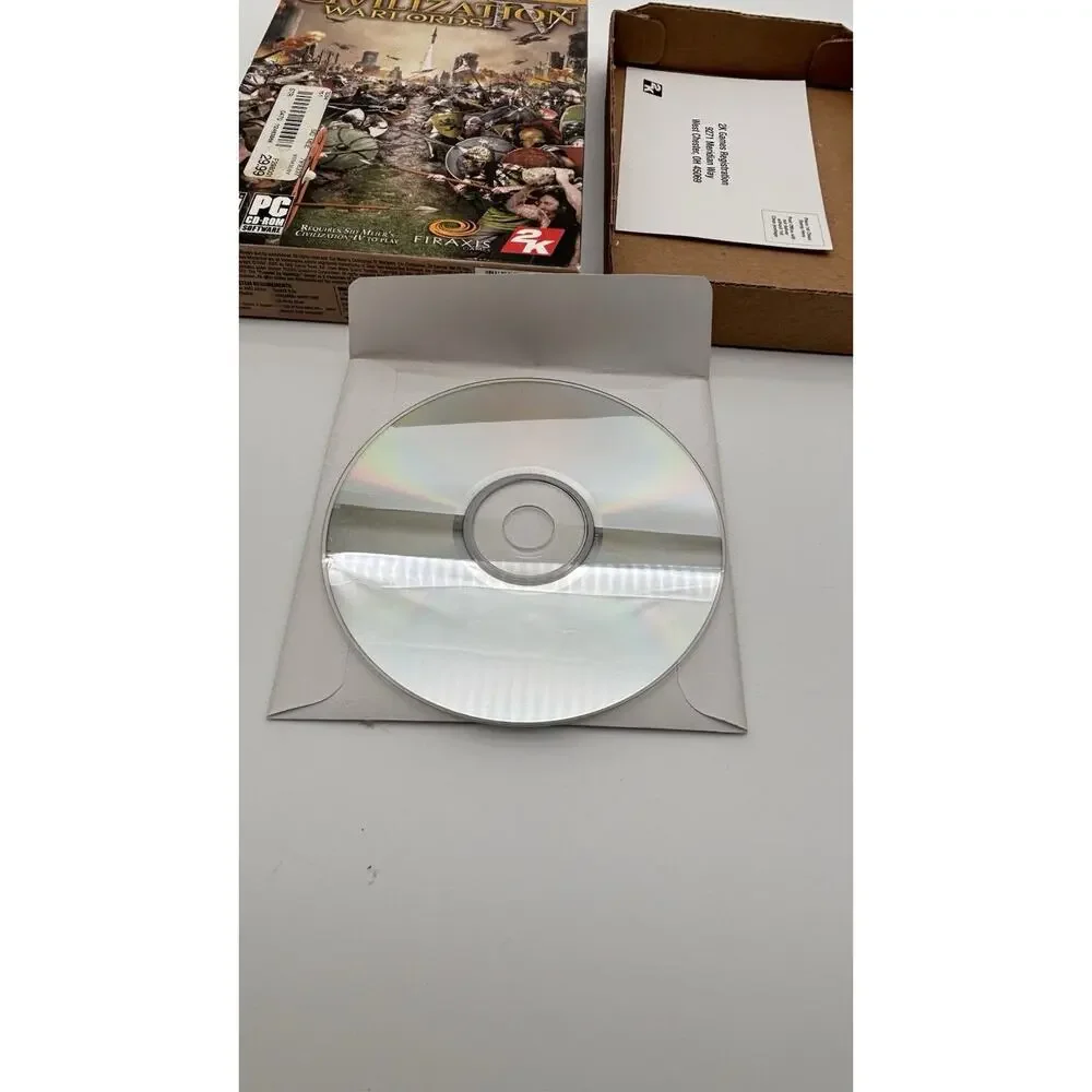Sid Meier’s Civilization IV Warlords Expansion Pack PC 2006 Very Good Condition